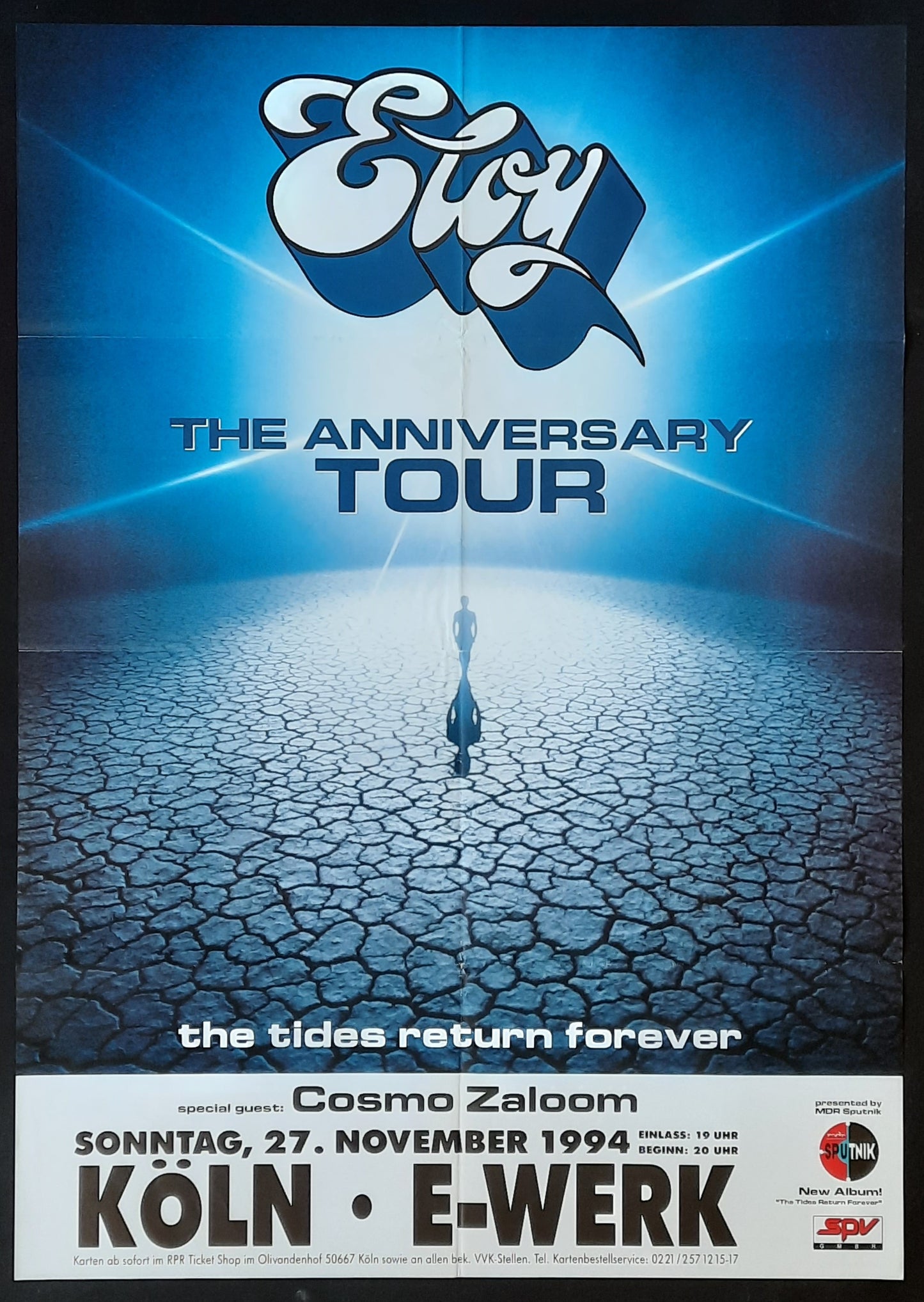 ELOY Original Concert Poster November 27, 1994 Cologne Germany 1