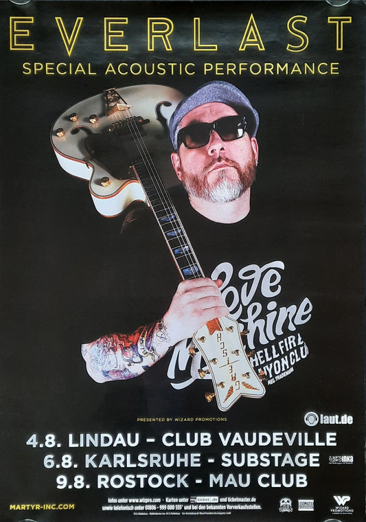 EVERLAST Original Concert Poster 2015 Acoustic Tour