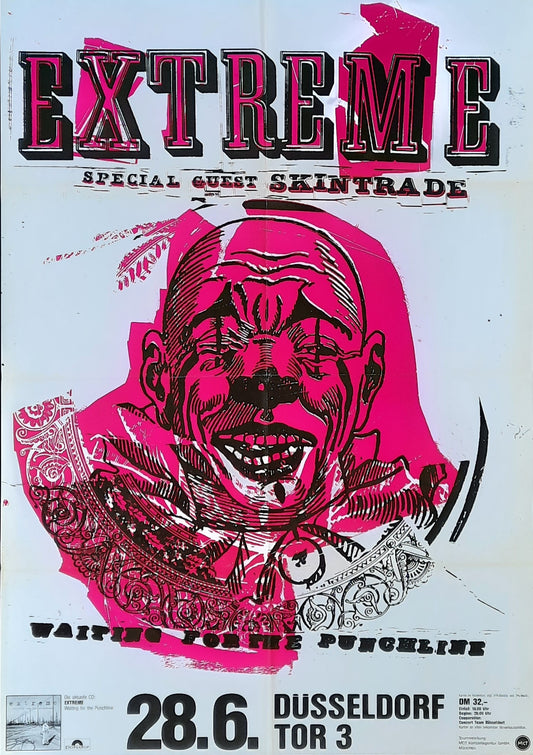 EXTREME Original Concert Poster  June 28, 1995 Duesseldorf Germany