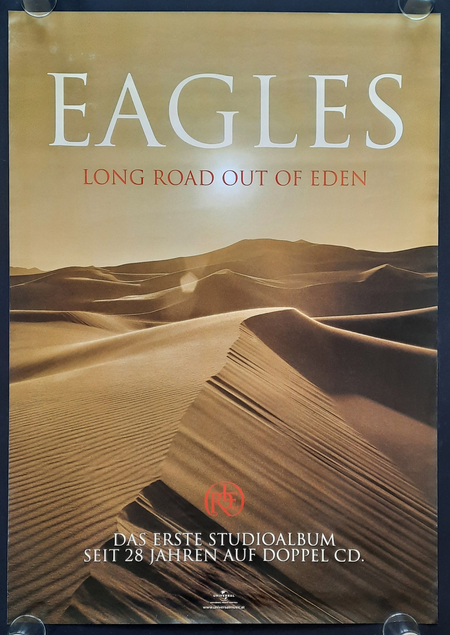 EAGLES 2007 Promotion Poster Album "Long Road Out Of Eden" 1st print