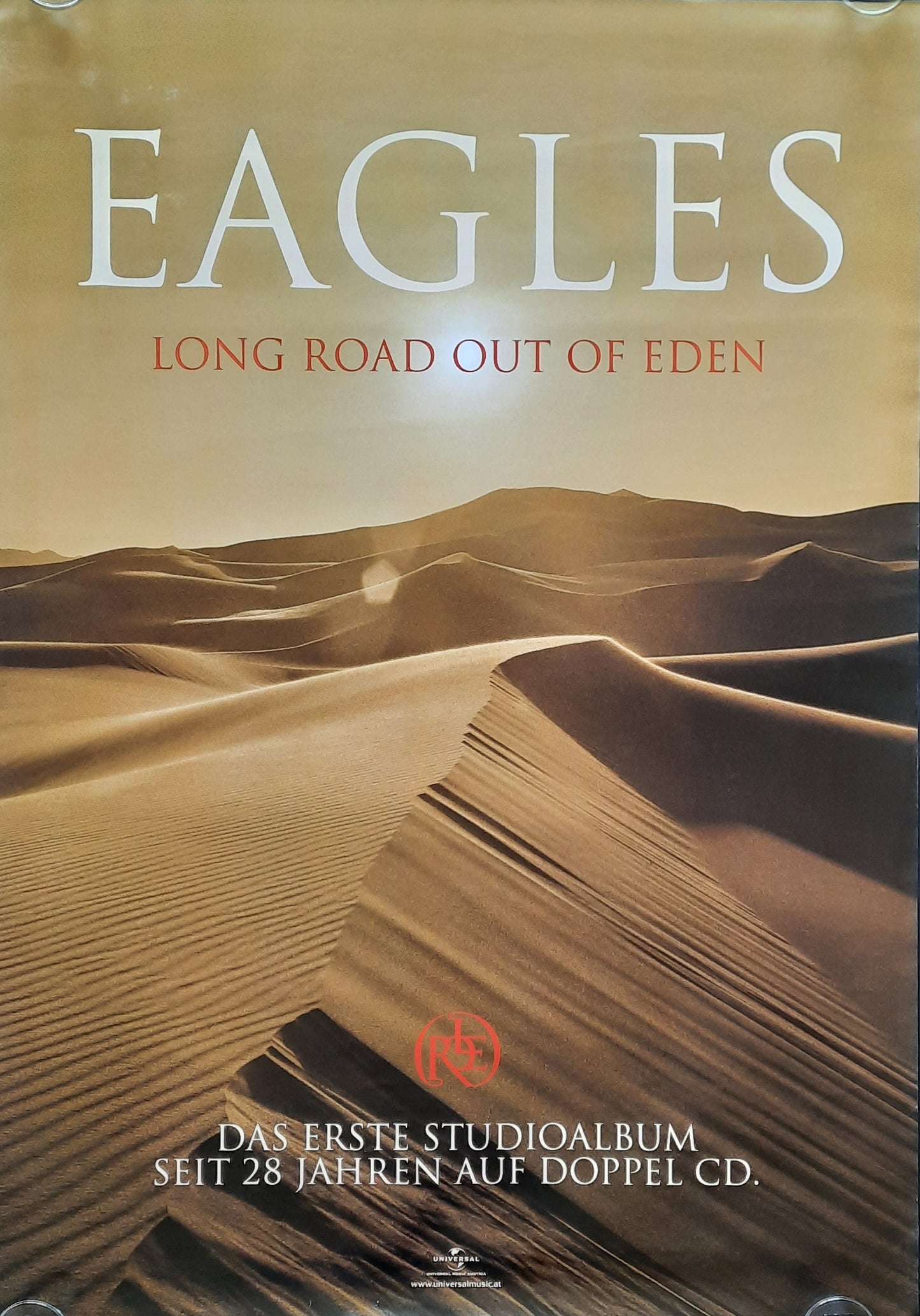 EAGLES 2007 Promotion Poster Album "Long Road Out Of Eden" 1st print