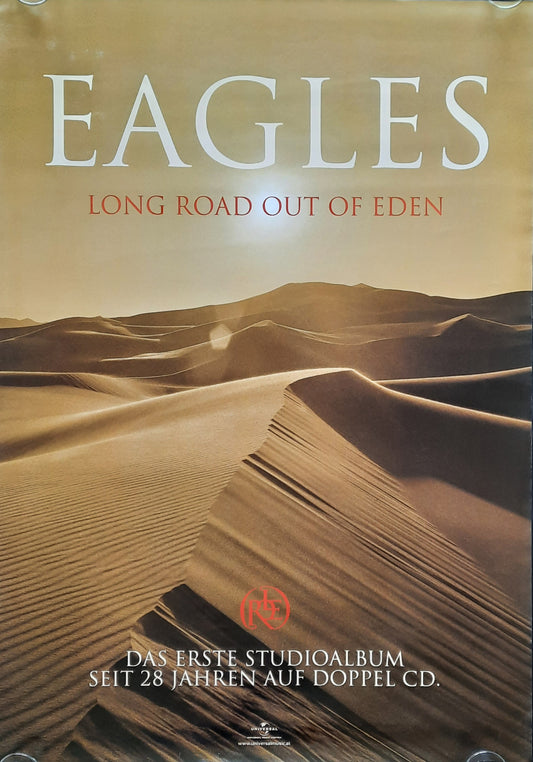 EAGLES 2007 Promotion Poster Album "Long Road Out Of Eden" 1st print