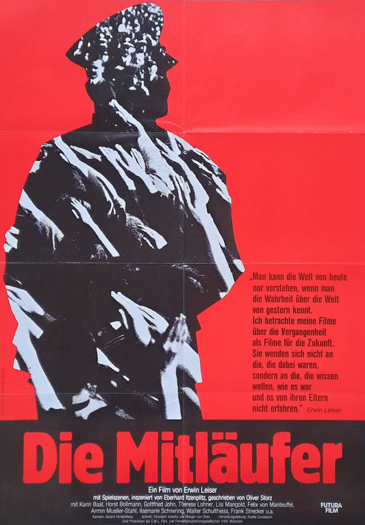 FOLLOWING THE FÜHRER Original Movie Poster 1985 Erwin Leiser German 1-Sheet Poster