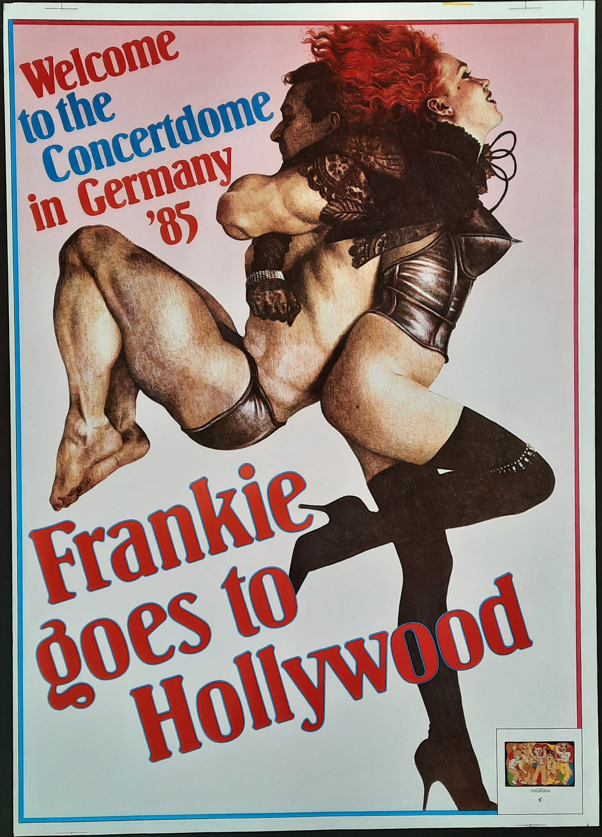 FRANKIE GOES TO HOLLYWOOD Original Concert Poster 1985 Germany