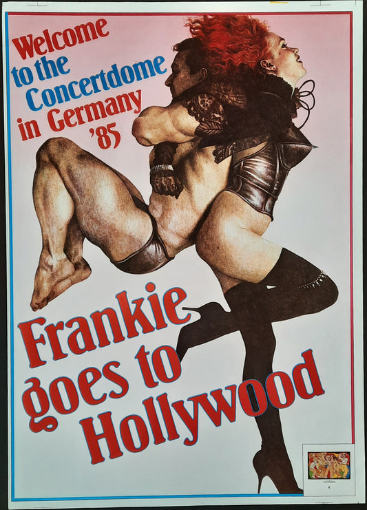 FRANKIE GOES TO HOLLYWOOD Original Concert Poster 1985 Germany