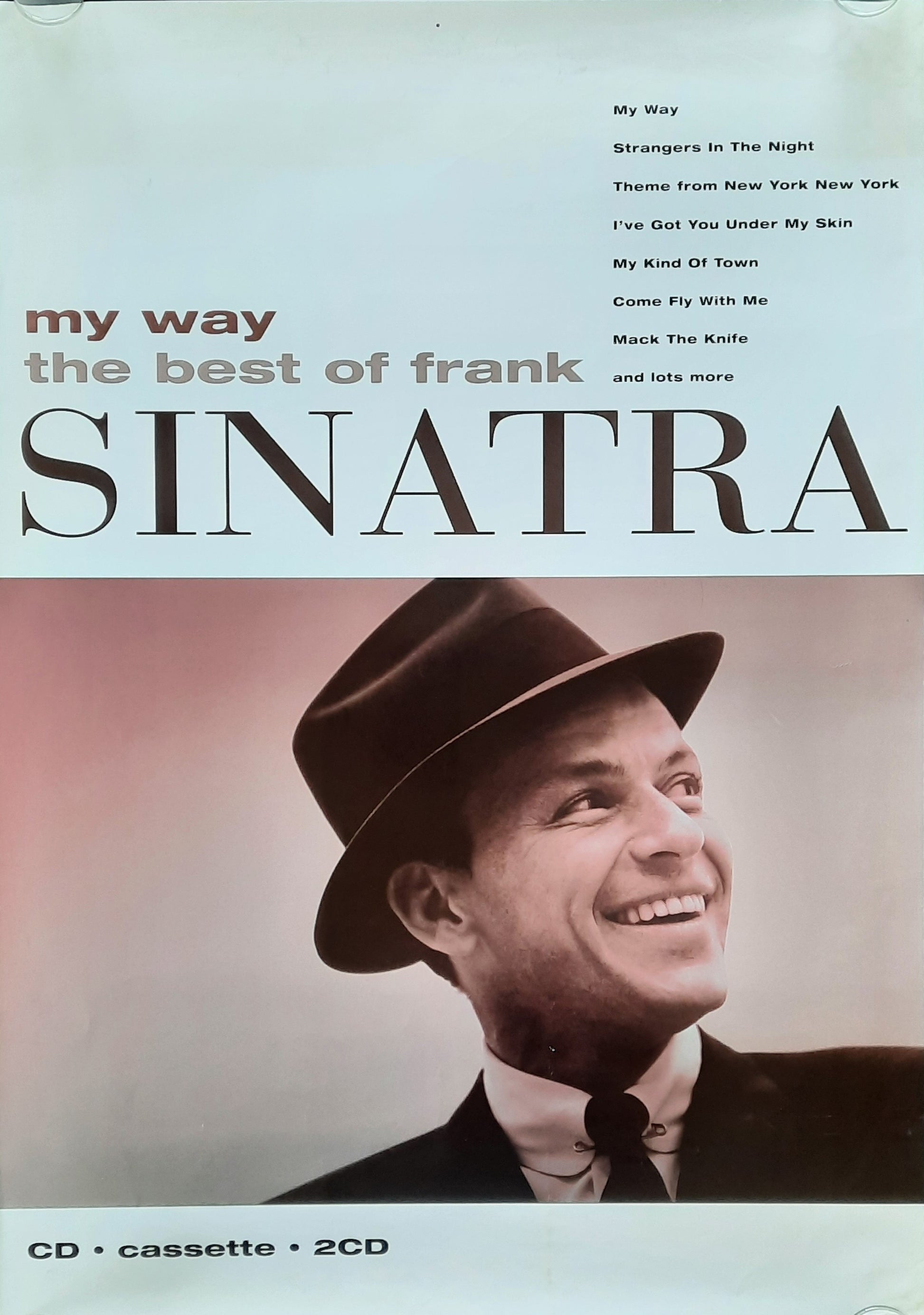 FRANK SINATRA Original Promotion Poster - 1997 Album "My Way"
