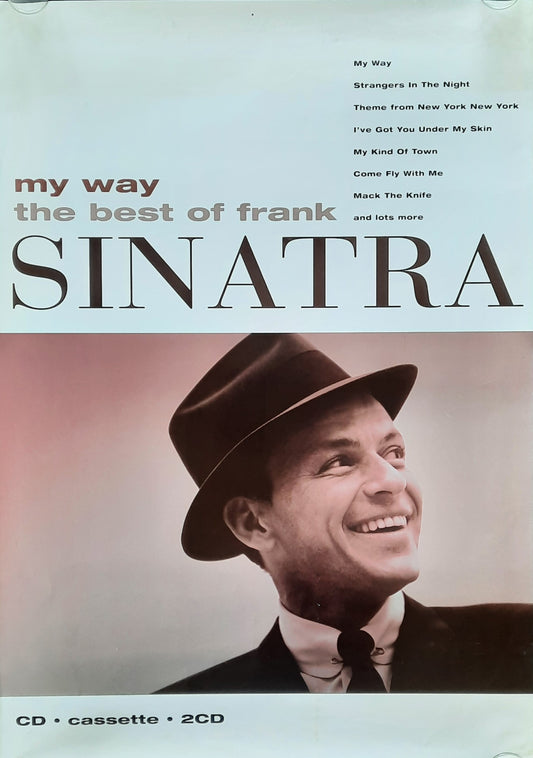 FRANK SINATRA Original Promotion Poster - 1997 Album "My Way"