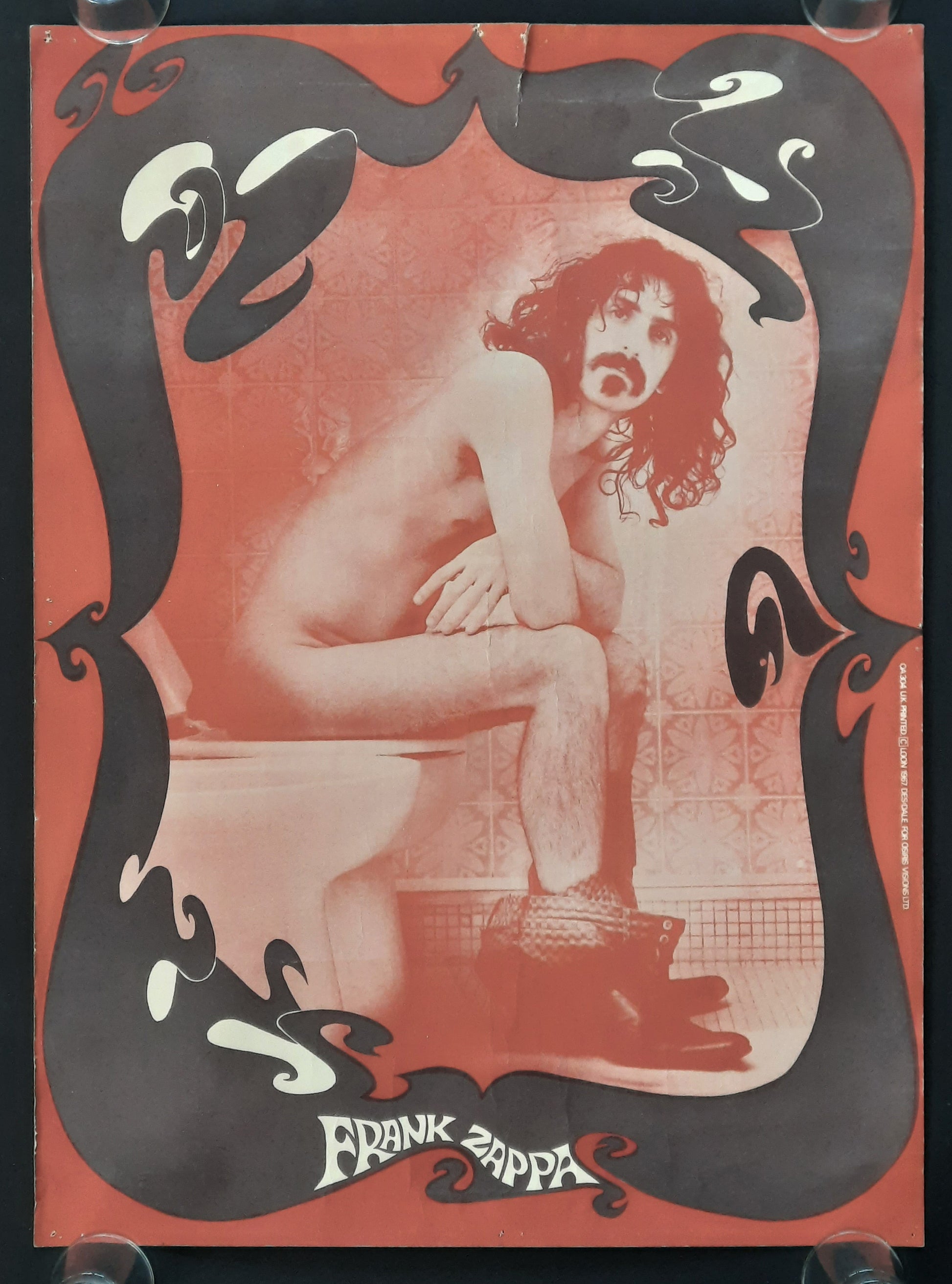 FRANK ZAPPA 1967 Original Promotion Poster "Toilet" 1