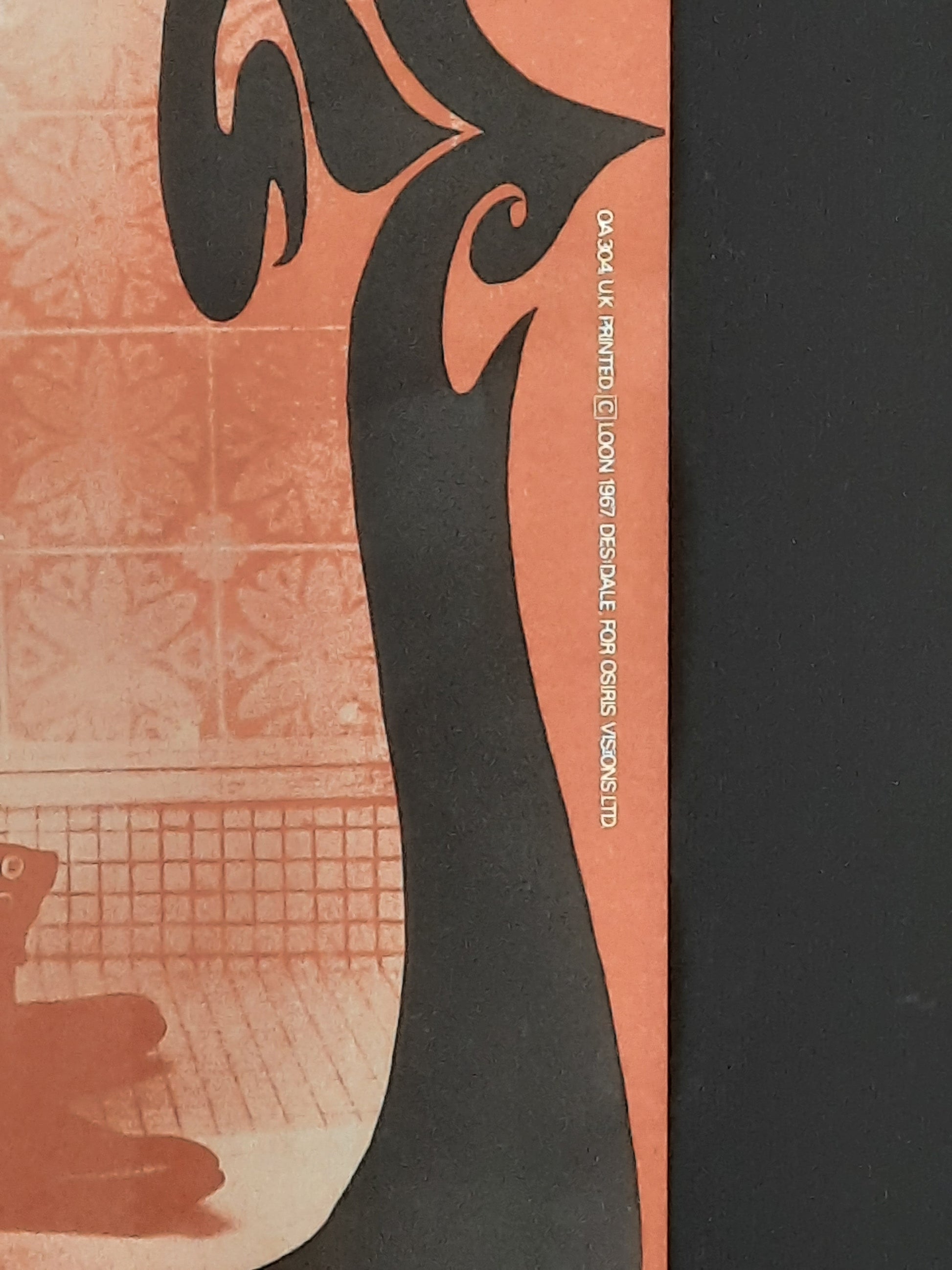 FRANK ZAPPA 1967 Promotion Poster "Toilet" by David Robertson OA304 RP Version 2