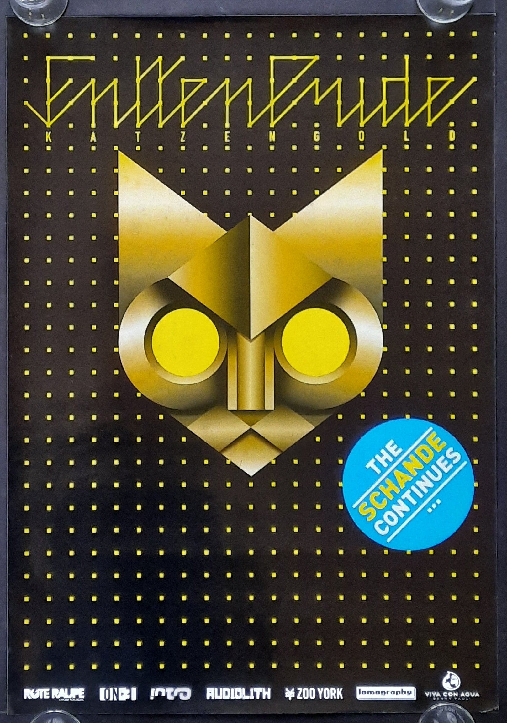 FRITTENBUDE Original Concert Poster 2010 Katzengold Tour 42x59c (7) 1