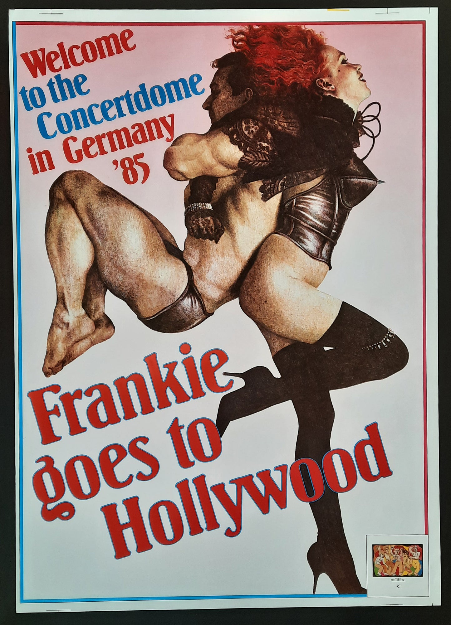 FRANKIE GOES TO HOLLYWOOD 1985 Concert Poster Germany 1st Print