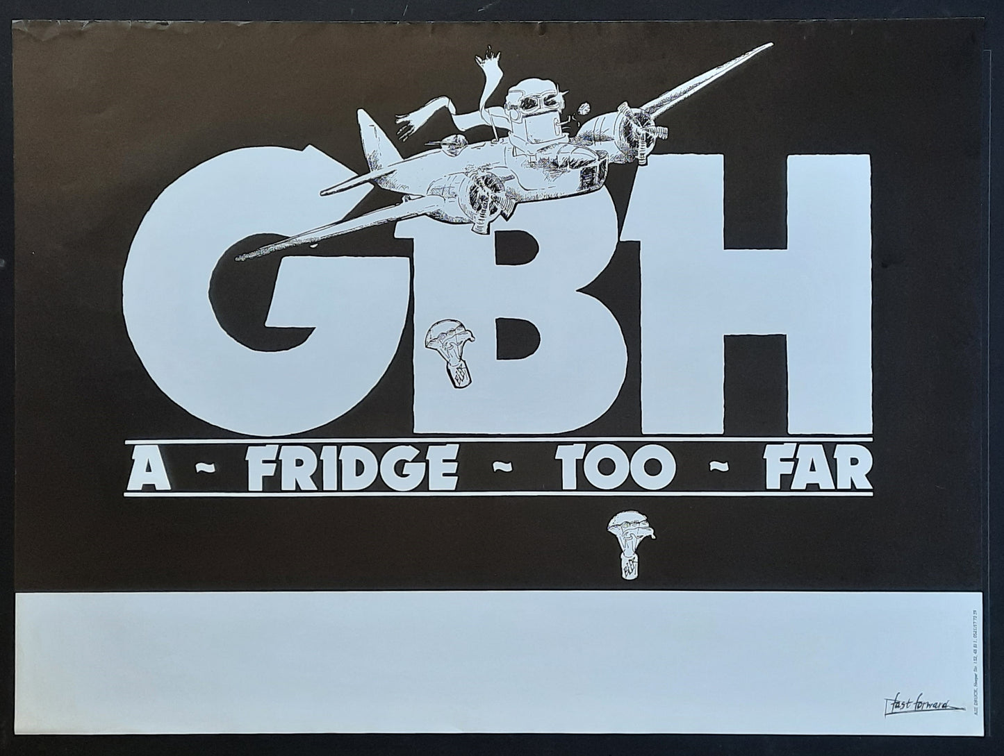 GBH Original Concert Poster 1989 Europe