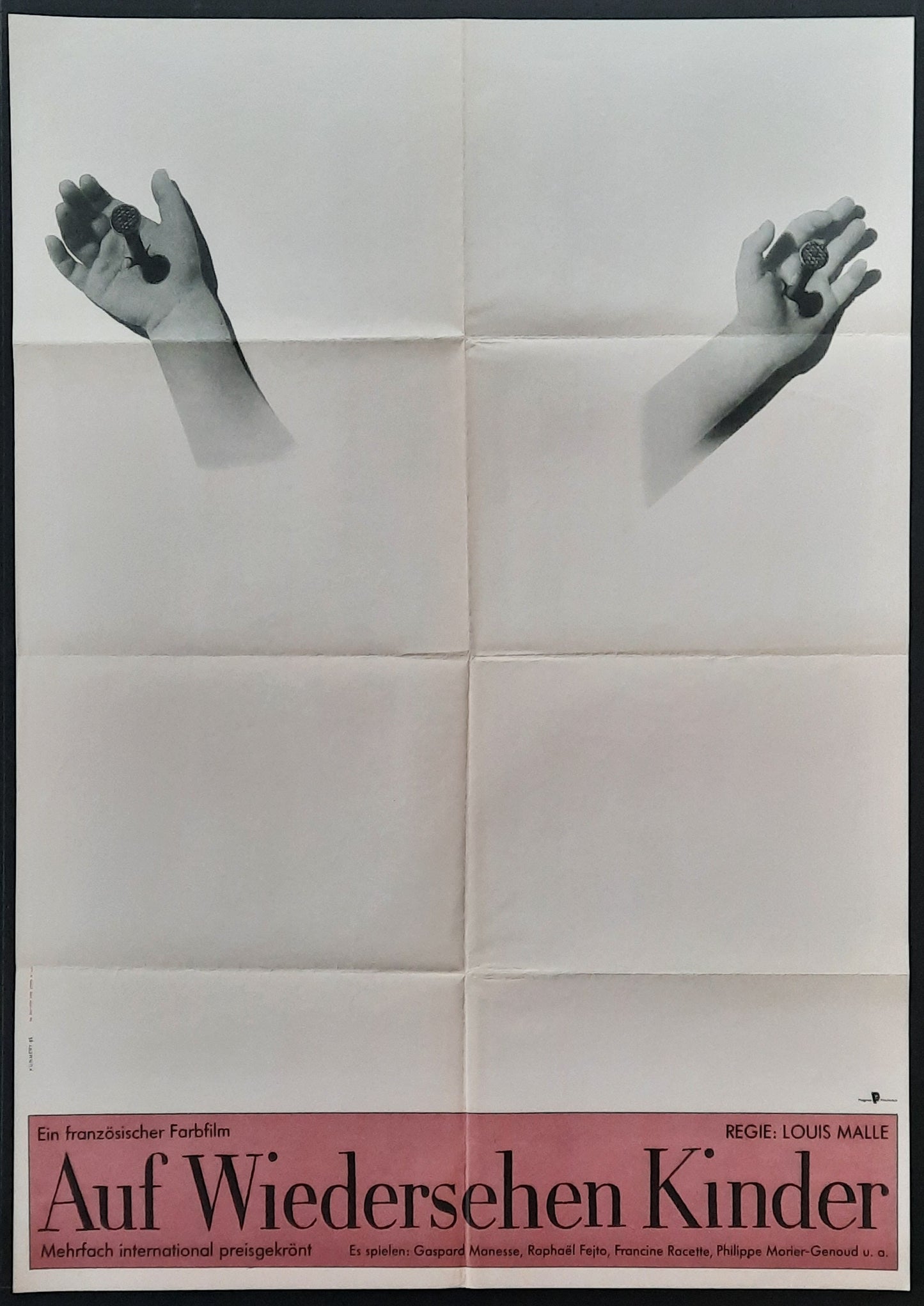 GOODBYE CHILDREN Original Movie Poster 1987 Louis Malle German 1-Sheet