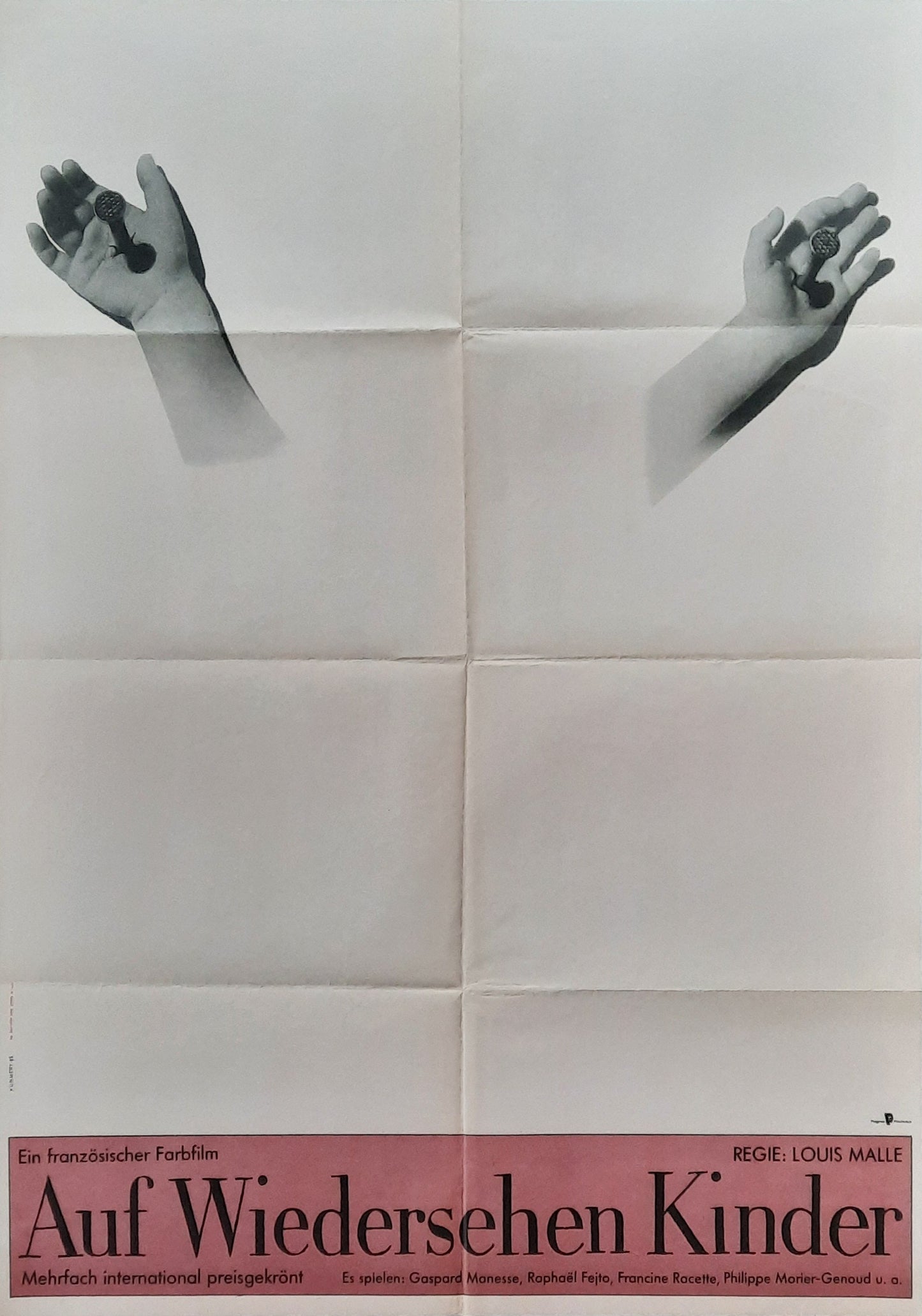 GOODBYE CHILDREN Original Movie Poster 1987 Louis Malle German 1-Sheet