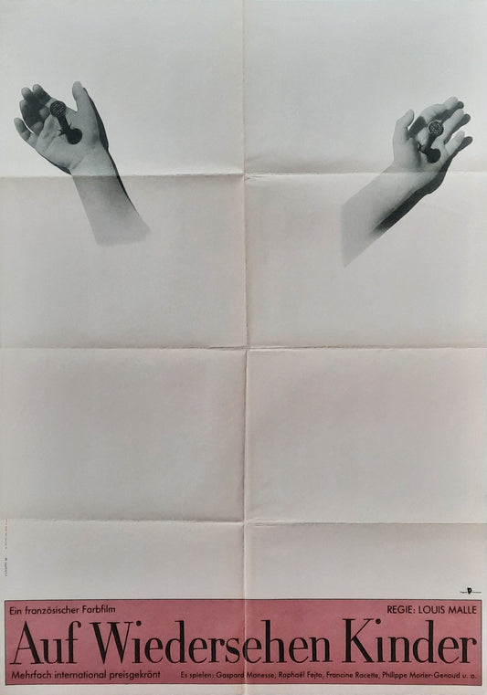 GOODBYE CHILDREN Original Movie Poster 1987 Louis Malle German 1-Sheet