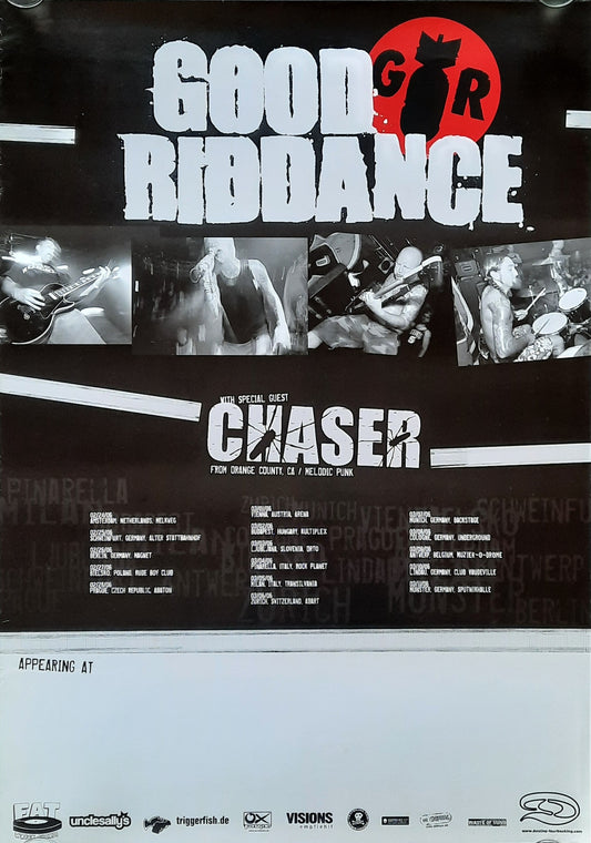 GOOD RIDDANCE Original Concert Poster 2006 European Tour
