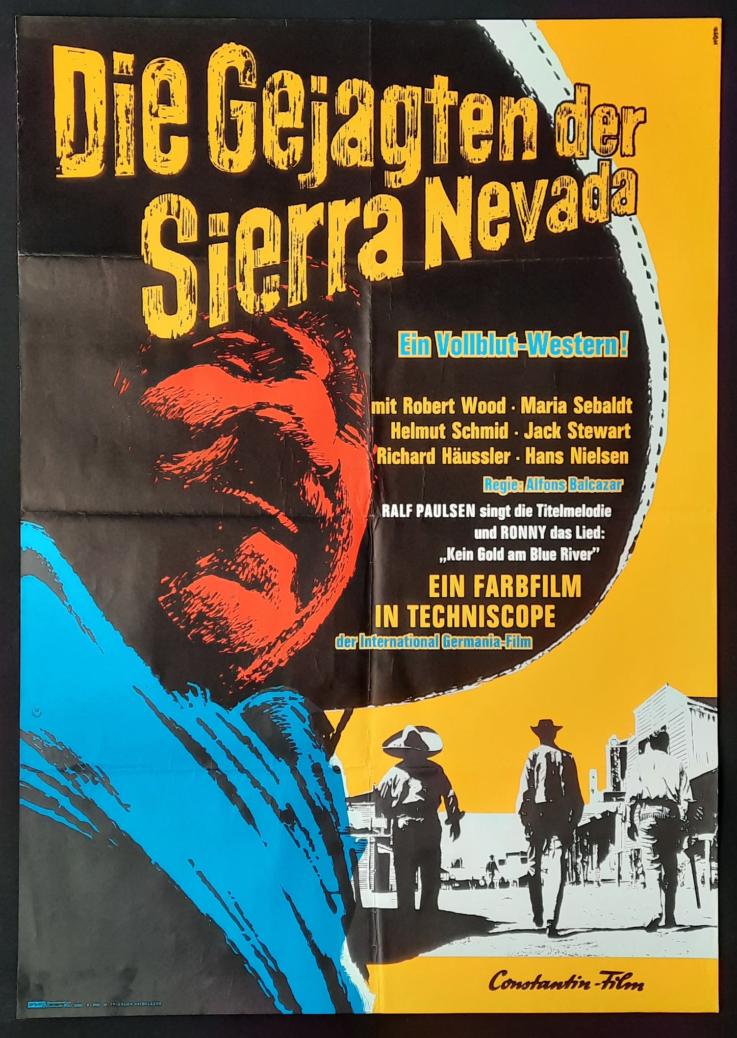 LOS PISTOLEROS DE ARIZONA 1965 German 1-Sheet Movie Poster