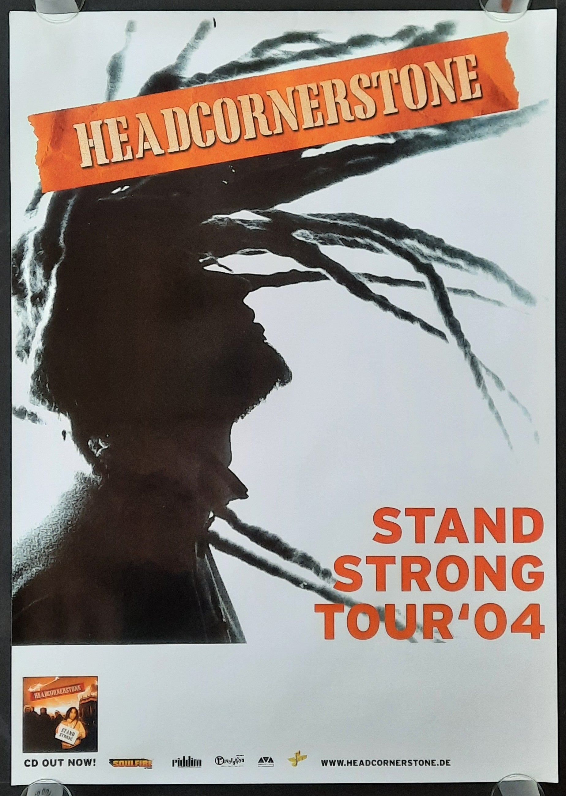 HEADCORNERSTONE Original Conncert Poster 2004 Stand Strong Tour 50x70b (1) 1