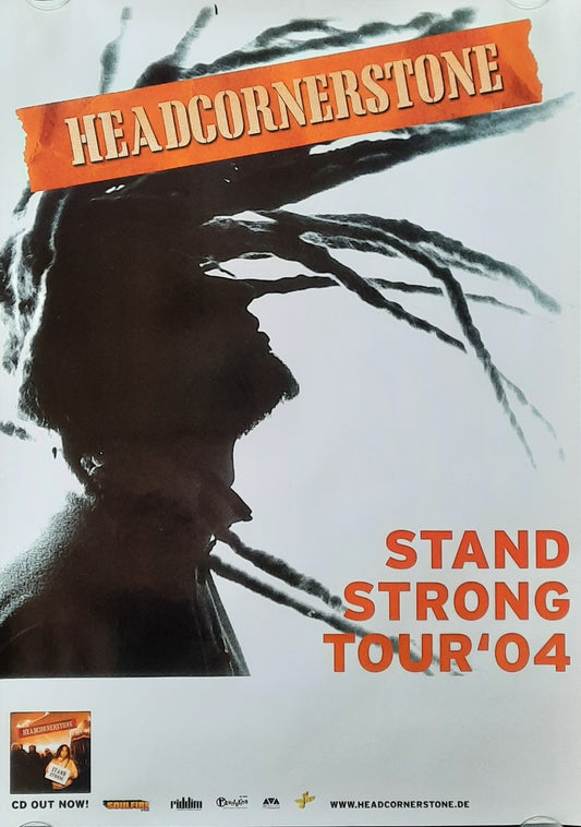 HEADCORNERSTONE Original Conncert Poster 2004 Stand Strong Tour 50x70b (1) 1