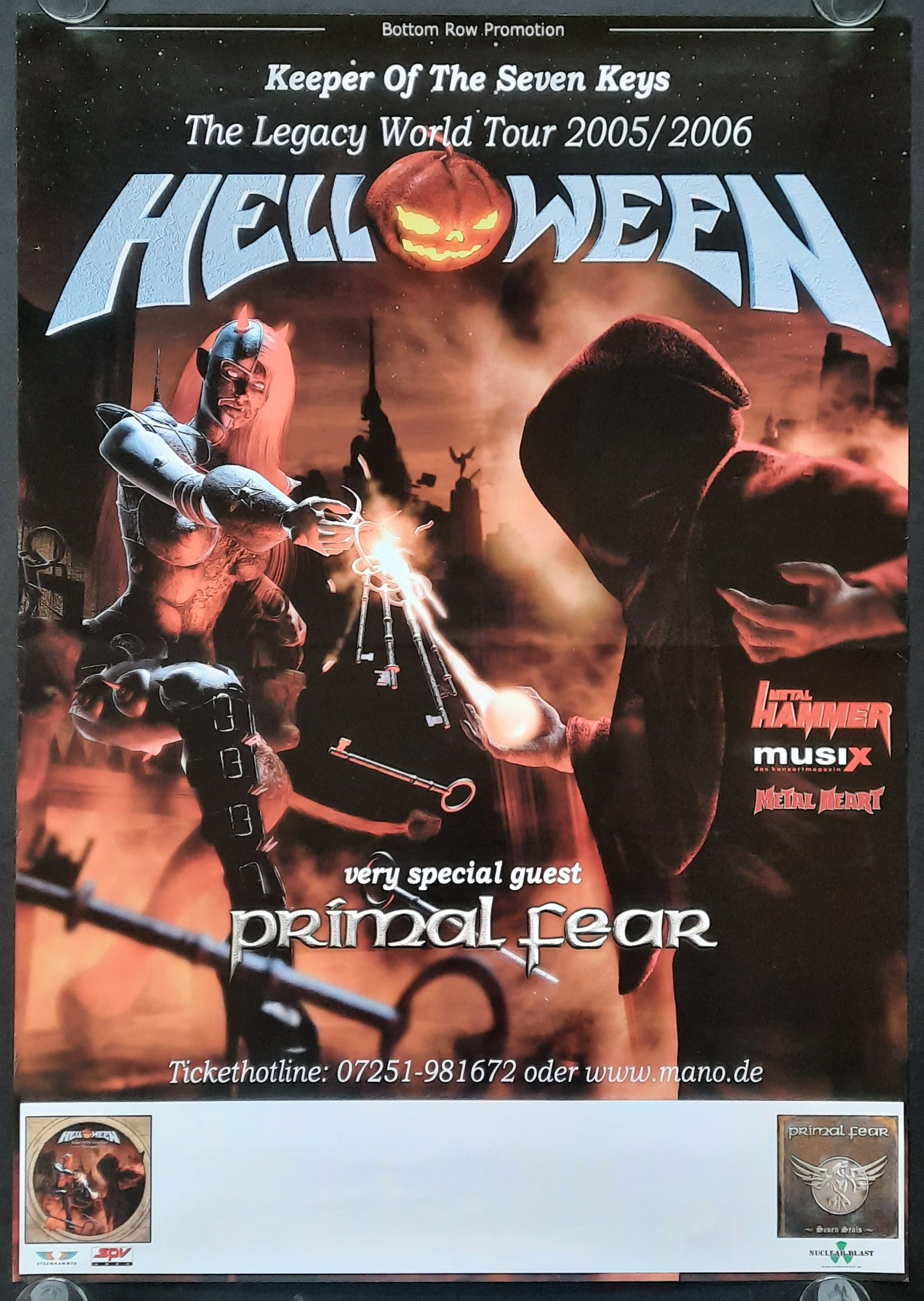 HELLOWEEN Original Concert Poster 2005 World Tour 1