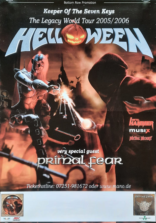HELLOWEEN Original Concert Poster 2005 World Tour 1