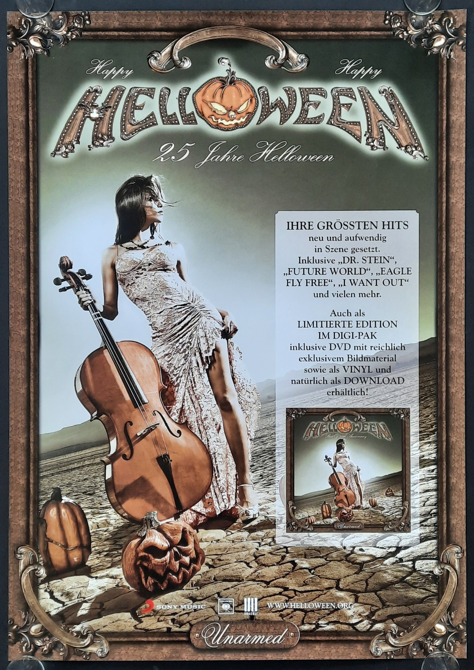 HELLOWEEN Original Promotion Poster - 2005 Album 25 JAHRE HELLOWEEN