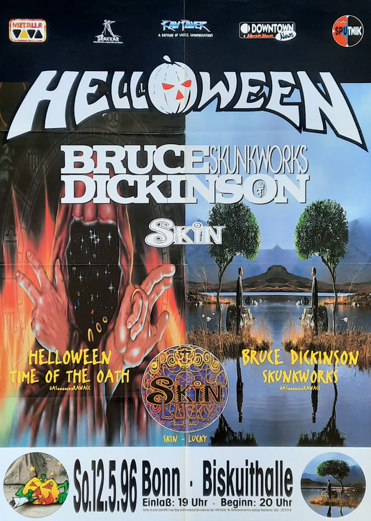 HELLOWEEN Original Concert Poster May 12, 1996 Bonn Germany 1