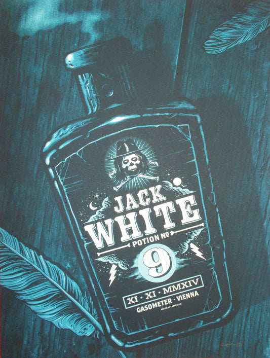 JACK WHITE Original Promotion Poster November 11, 2014 Vienna Austria