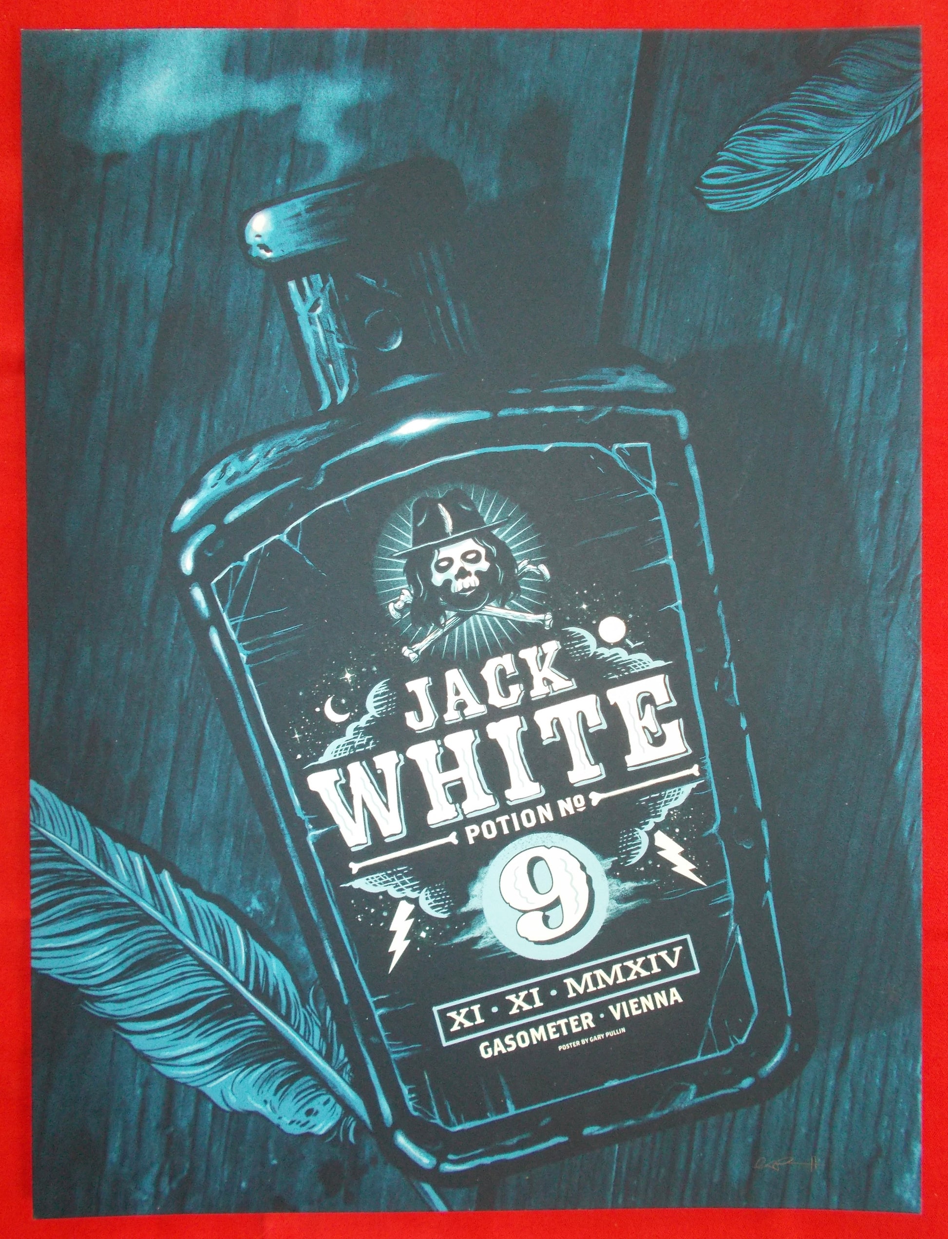 JACK WHITE Original Promotion Poster November 11, 2014 Vienna Austria 1