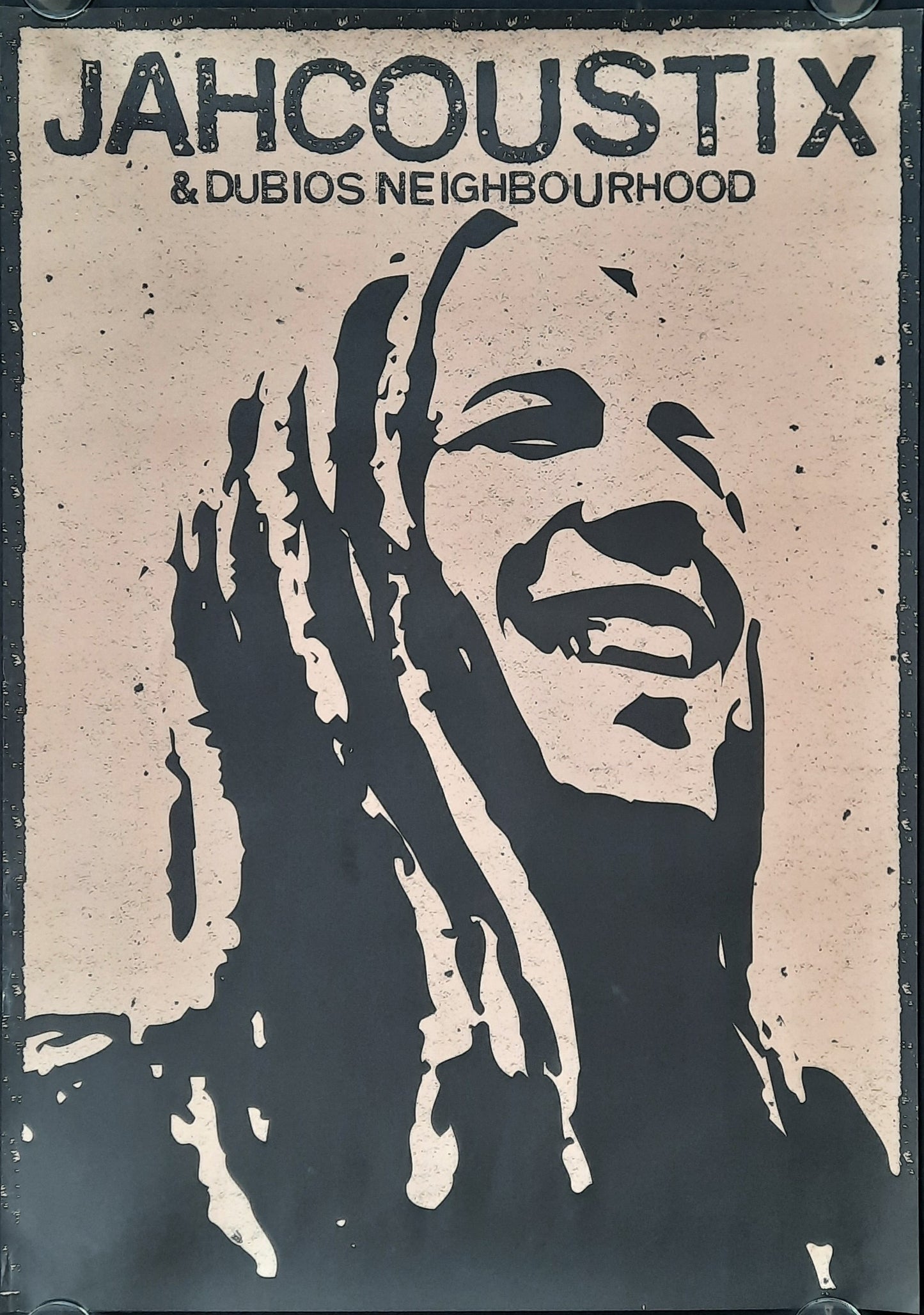 JAHCOUSTIX Original Concert Poster 2014 European Tour