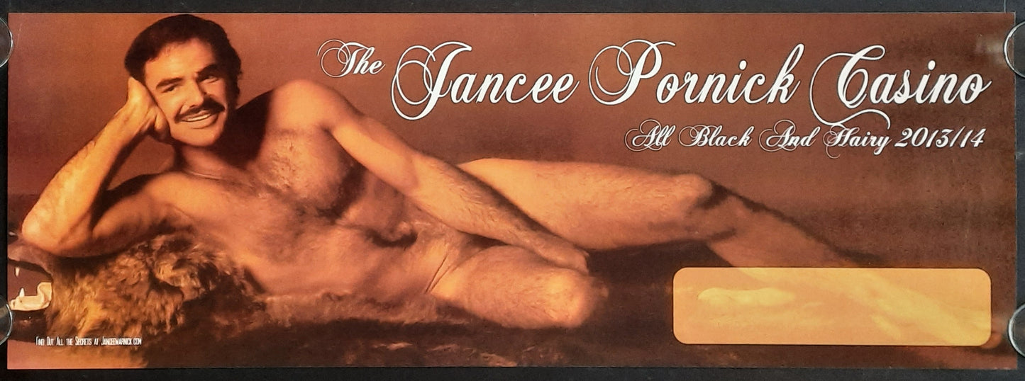 JANCEE PORNICK CASINO Original Concert Posteer 2013 "All Black And Hairy" Tour 