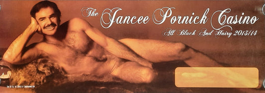 JANCEE PORNICK CASINO Original Concert Posteer 2013 "All Black And Hairy" Tour 