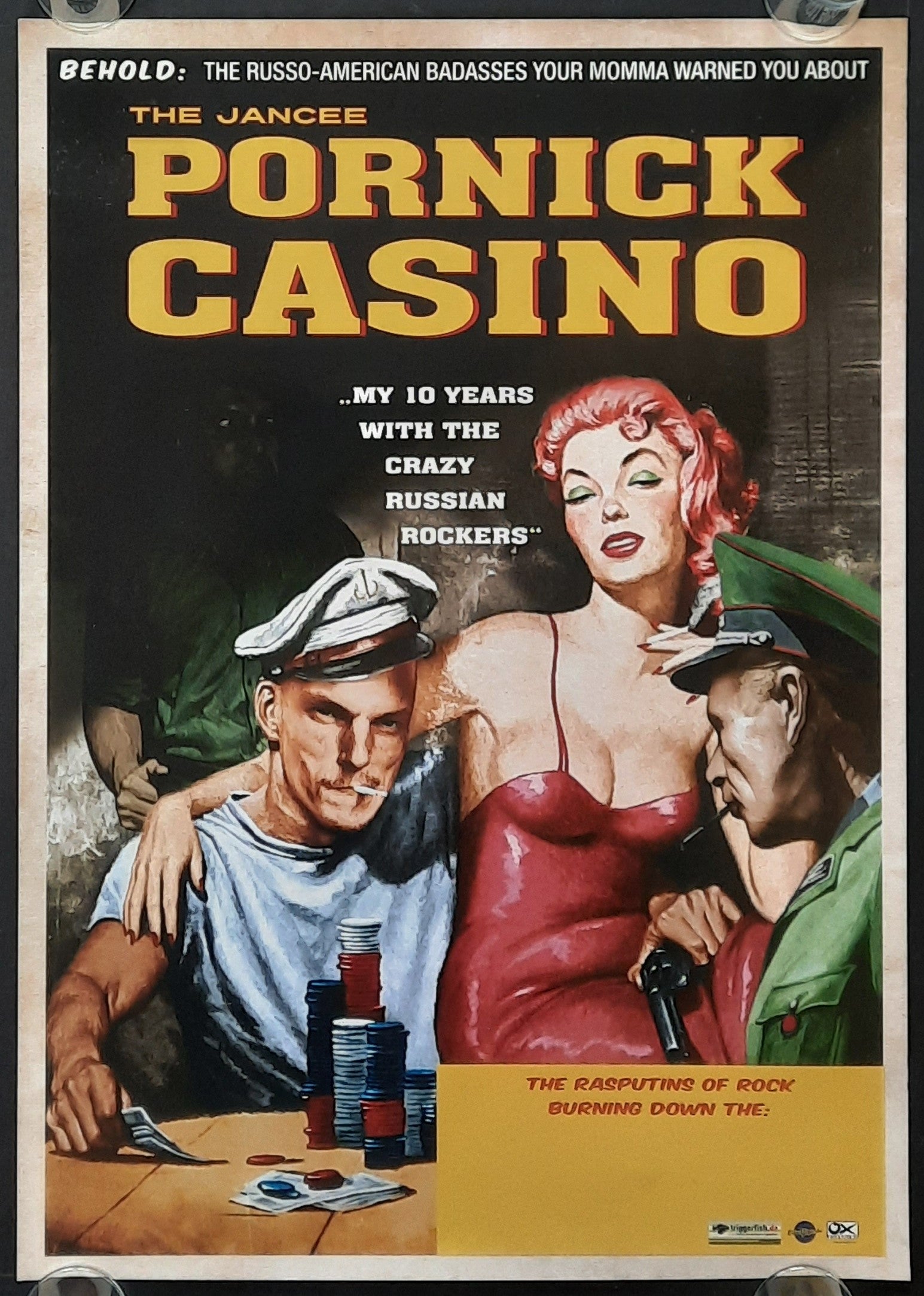 JANCEE PORNICK CASINO Original Concert Poster 2000s European Tour 42x59d (7)