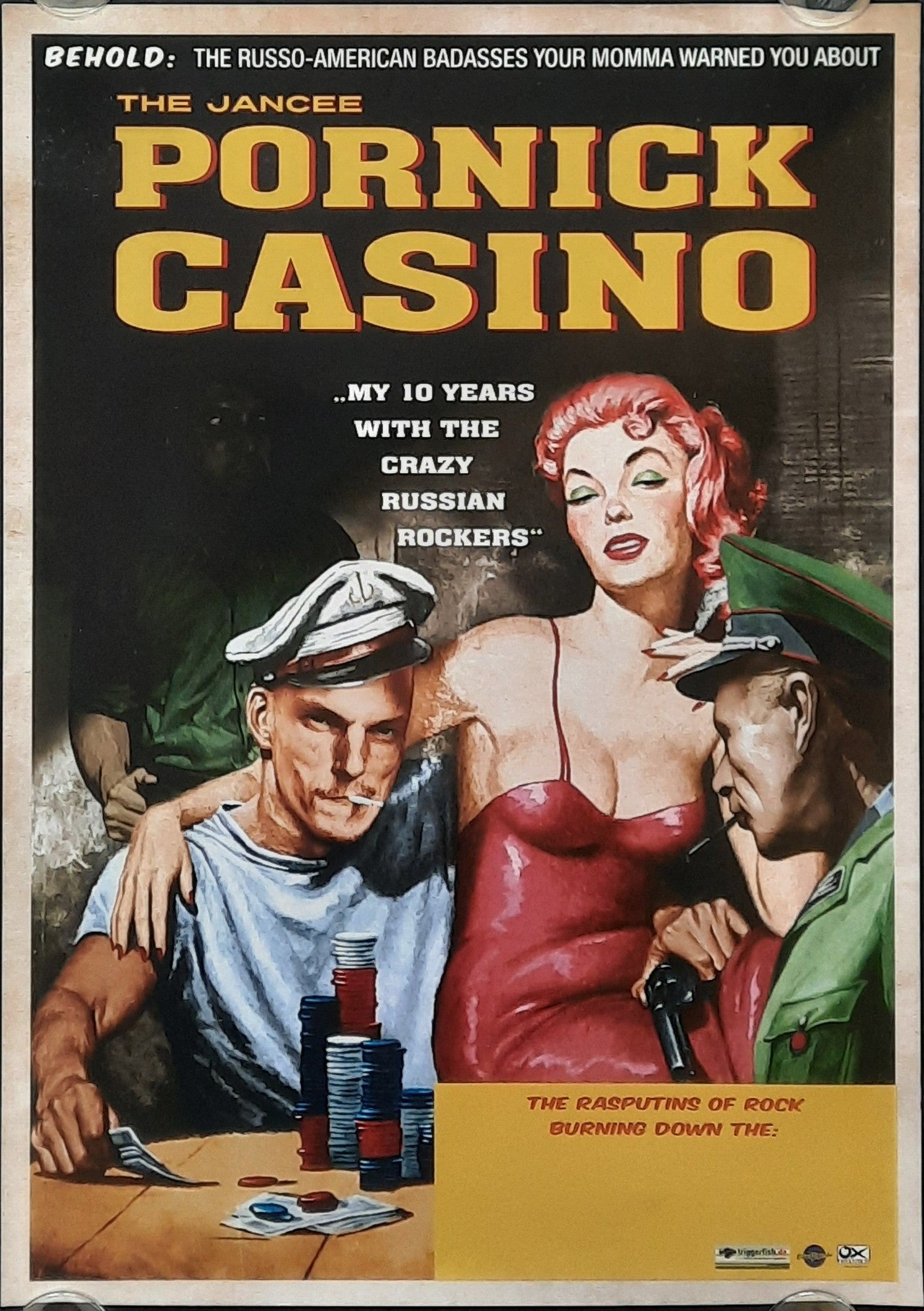 JANCEE PORNICK CASINO Original Concert Poster 2000s European Tour 42x59d (7)