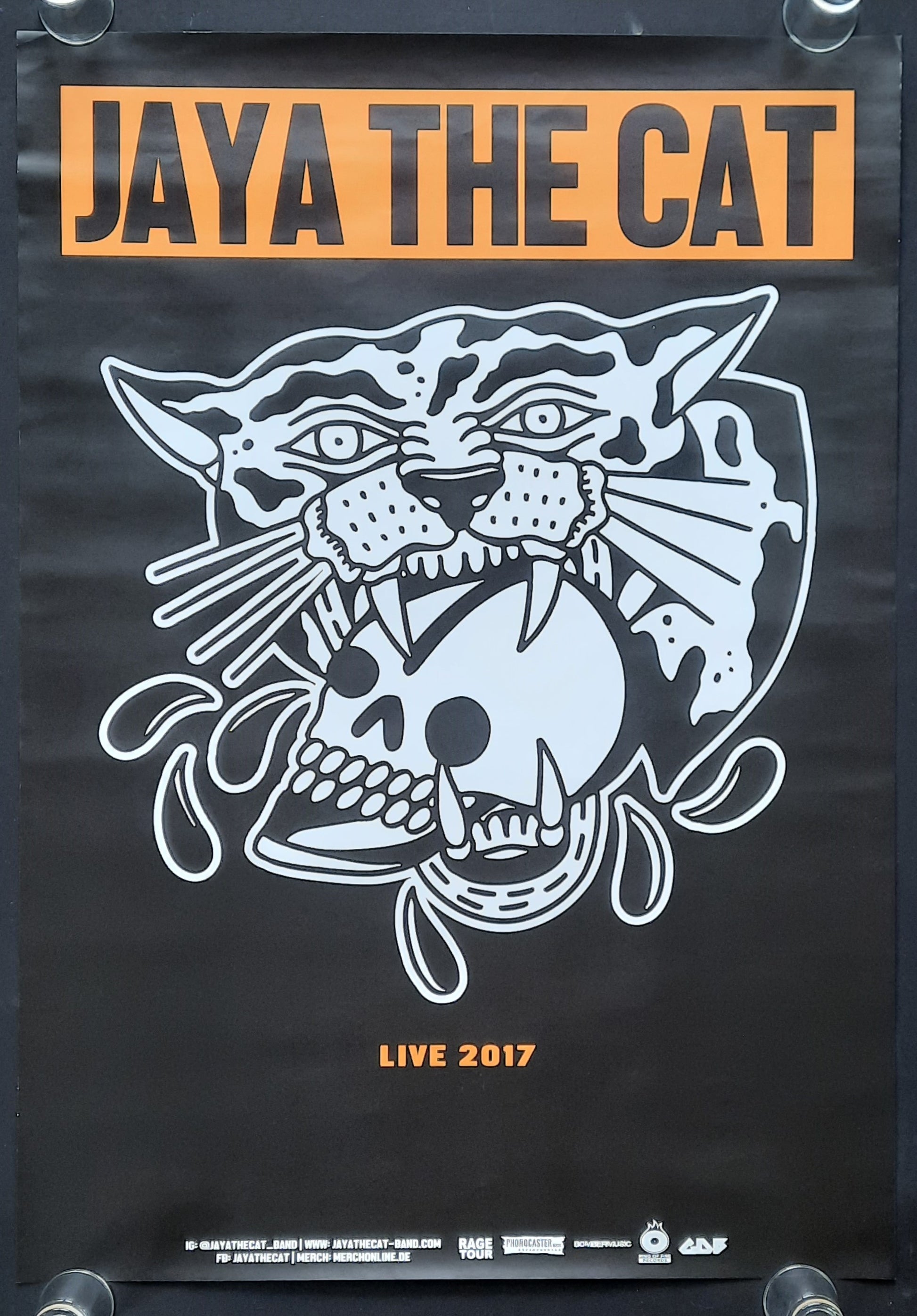 JAYA THE CAT Original Concert Promotion Poster 2017