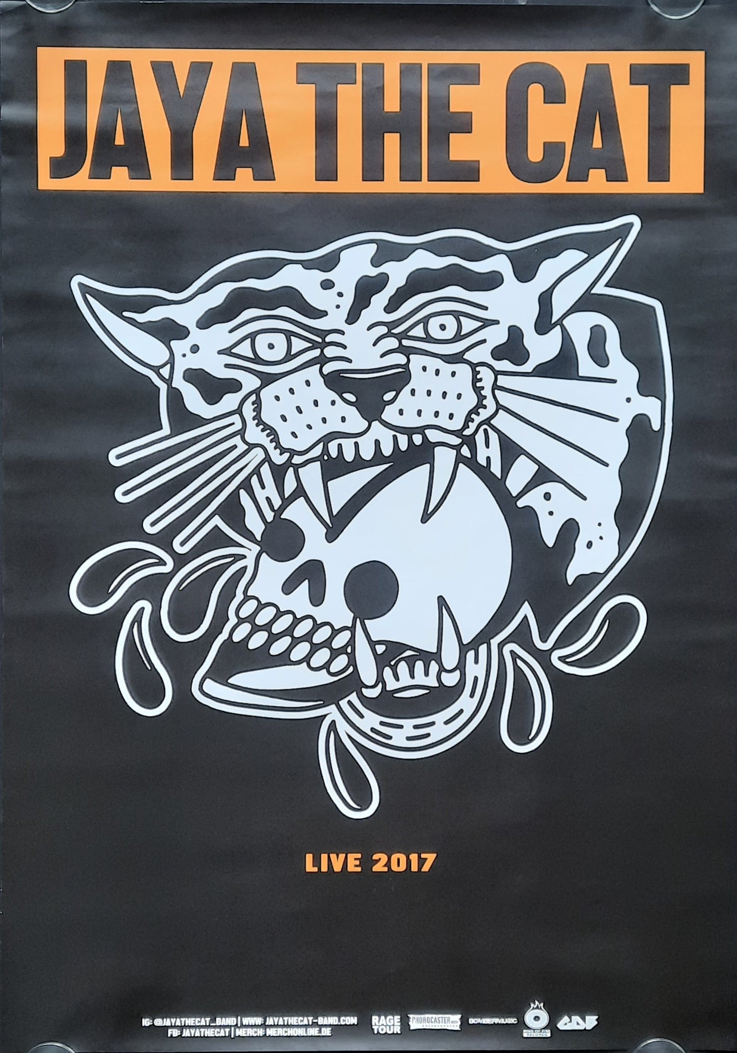 JAYA THE CAT Original Concert Promotion Poster 2017 1