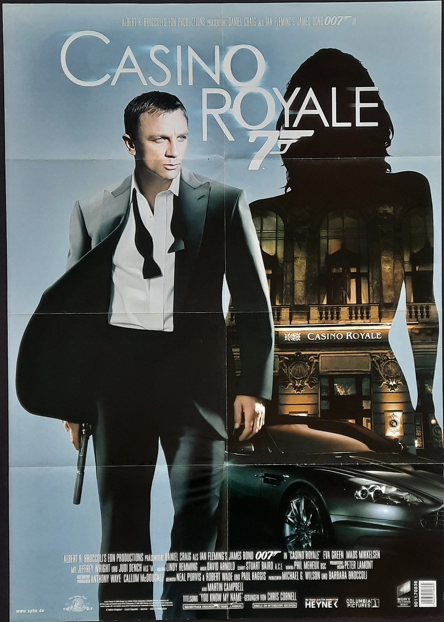 JAMES BOND "Casino Royale" 2006 Poster Daniel Craig German 1-Sheet Movie Poster 23 x 33 first print