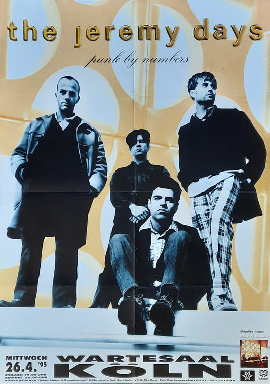 JEREMY DAYS Original Concert Poster April 26, 1994 Cologne Germany