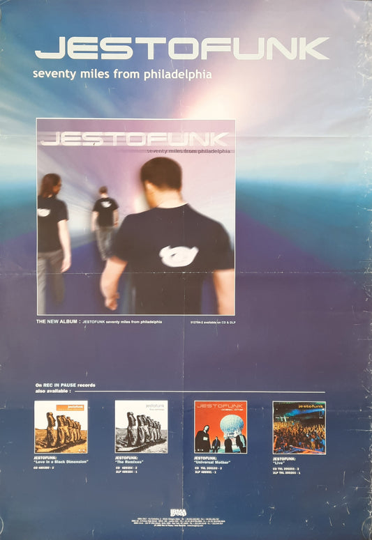 JESTOFUNK 2003 Promotion Poster Album "Seventy Miles..." 1st print