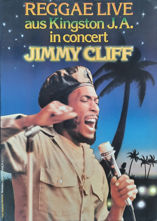 JIMMY CLIFF Original Concert Poster 1981 Germany 1