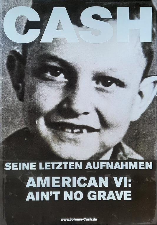JOHNNY CASH Original Promotion Poster - 2010 Album AMERICAN VI 1