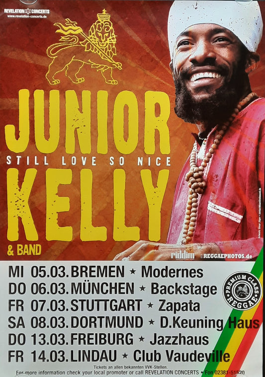 JUNIOR KELLY Original Concert Poster 2001 Germany 1