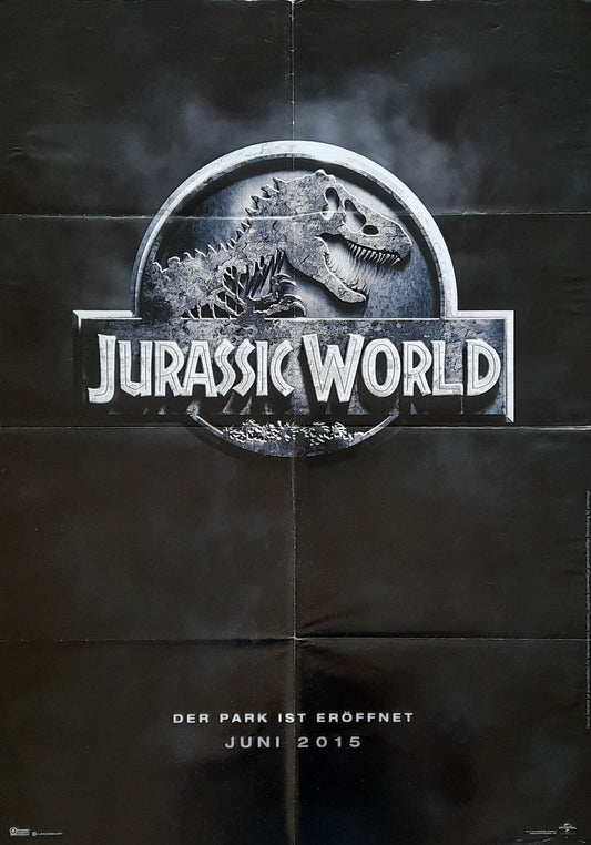 JURASSIC WORLD 2015 Teaser-Poster German 1-Sheet Movie Poster 23 x 33 inch