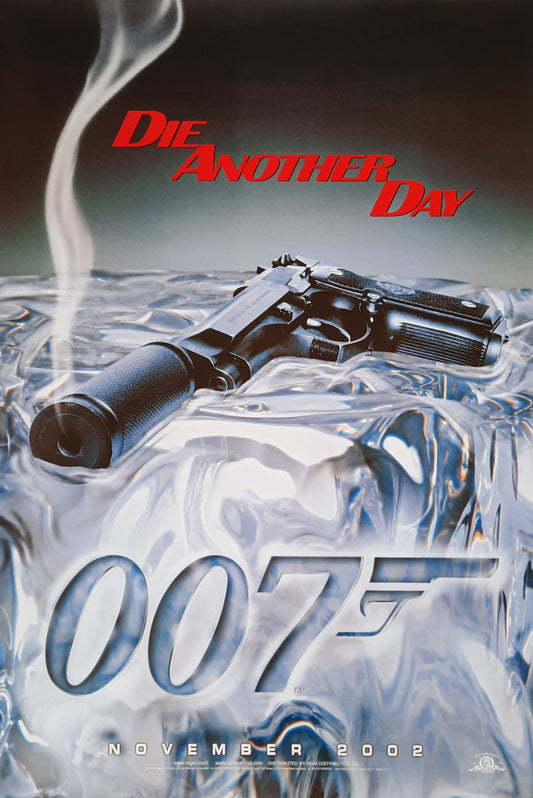 JAMES BOND "Die Another Day" 2002 Teaser-Poster Pierce Brosnan US 1-Sheet Movie Poster  27 x 40 first print ROLLED