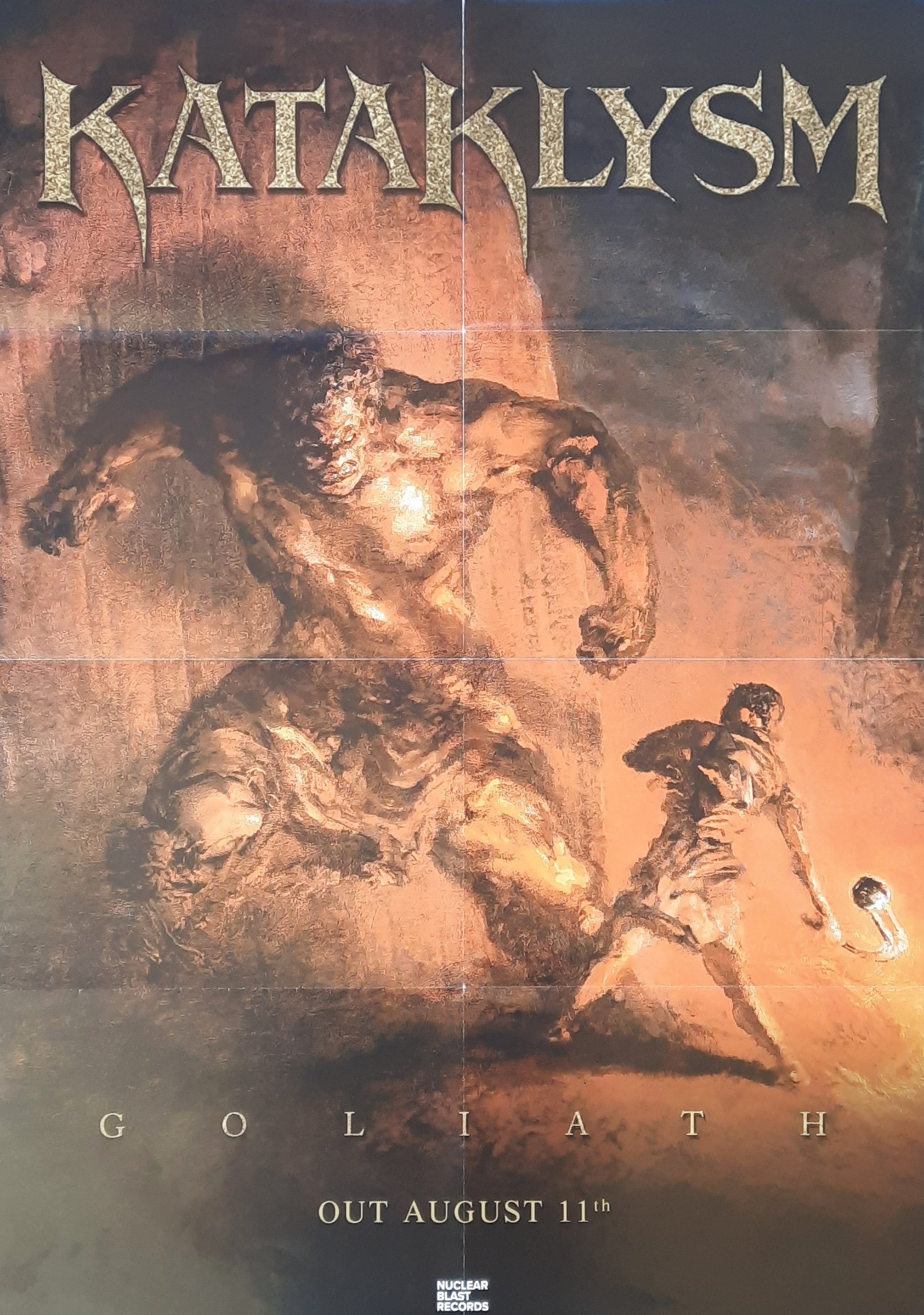 KATALYSM 2023 Original Promotion Poster - Album GOLIATH