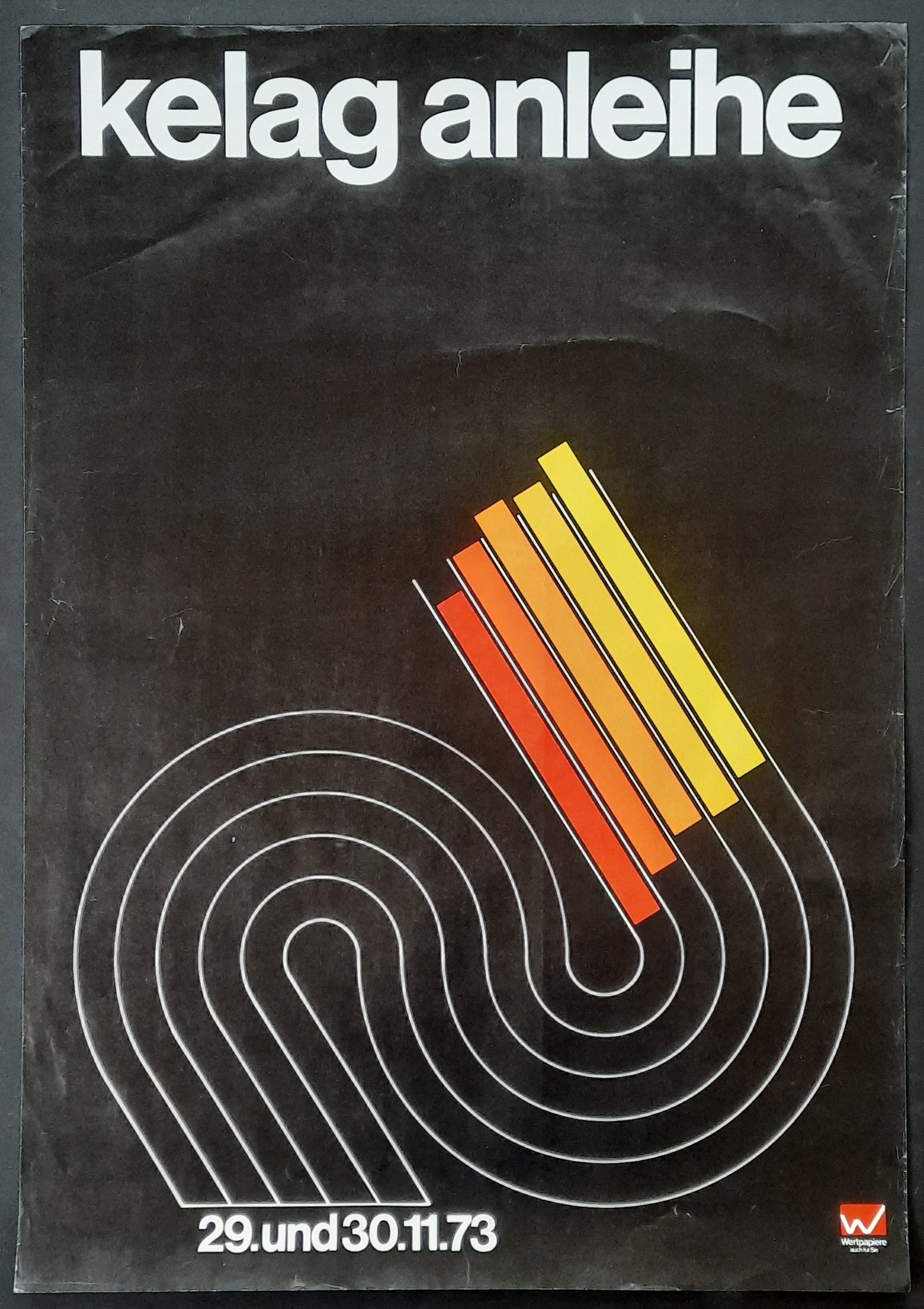 KELAG ANLEIHE Original Advertising Poster  1973 Austria