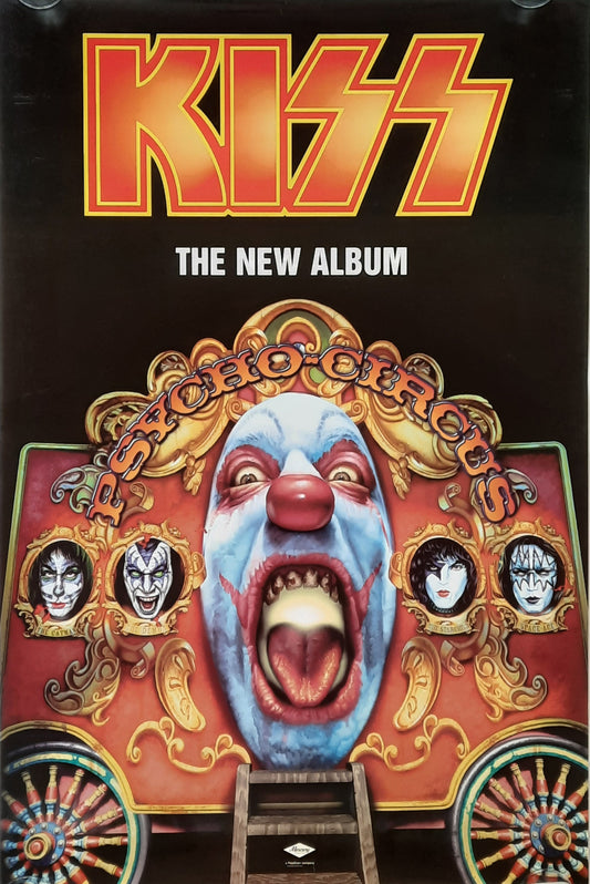 KISS 1998 Promotion Poster Album "Psycho Circus" 1st Print