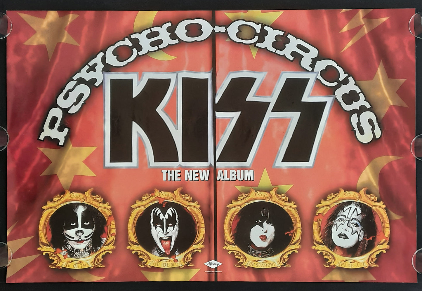 KISS 1998 Promotion Poster Album "Psycho Circus" 1st print