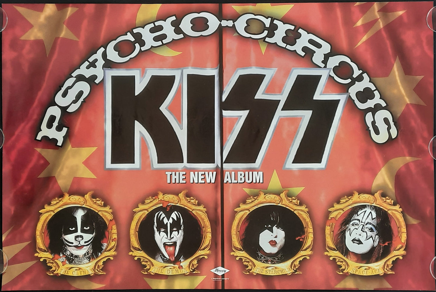 KISS 1998 Promotion Poster Album "Psycho Circus" 1st print