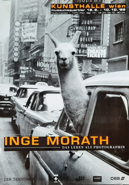 Kunsthalle Wien 1999 INGE MORATH Exhibition Poster Vienna Austria